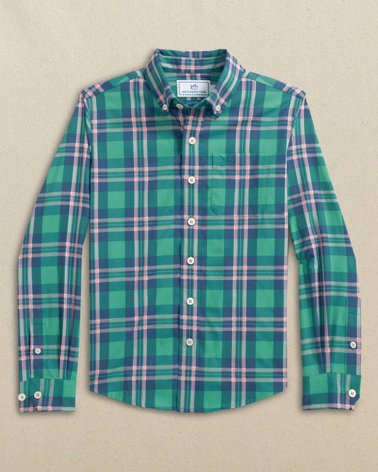LS VILLAGE BEACH SPORTSHIRT PERSIAN GREEN