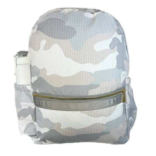 SNOW CAMO MED BACKPACK W/POCKET