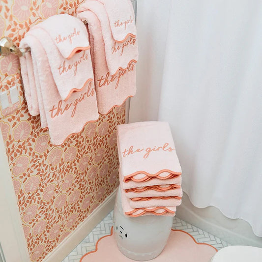 SCALLOP BATH TOWEL