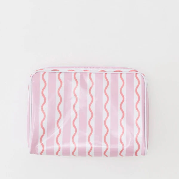 LARGE PATTERNED TOILETRY BAG
