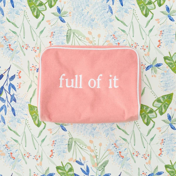LARGE SIGNATURE TOILETRY BAG