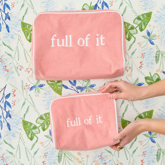 SMALL SIGNATURE TOILETRY BAG