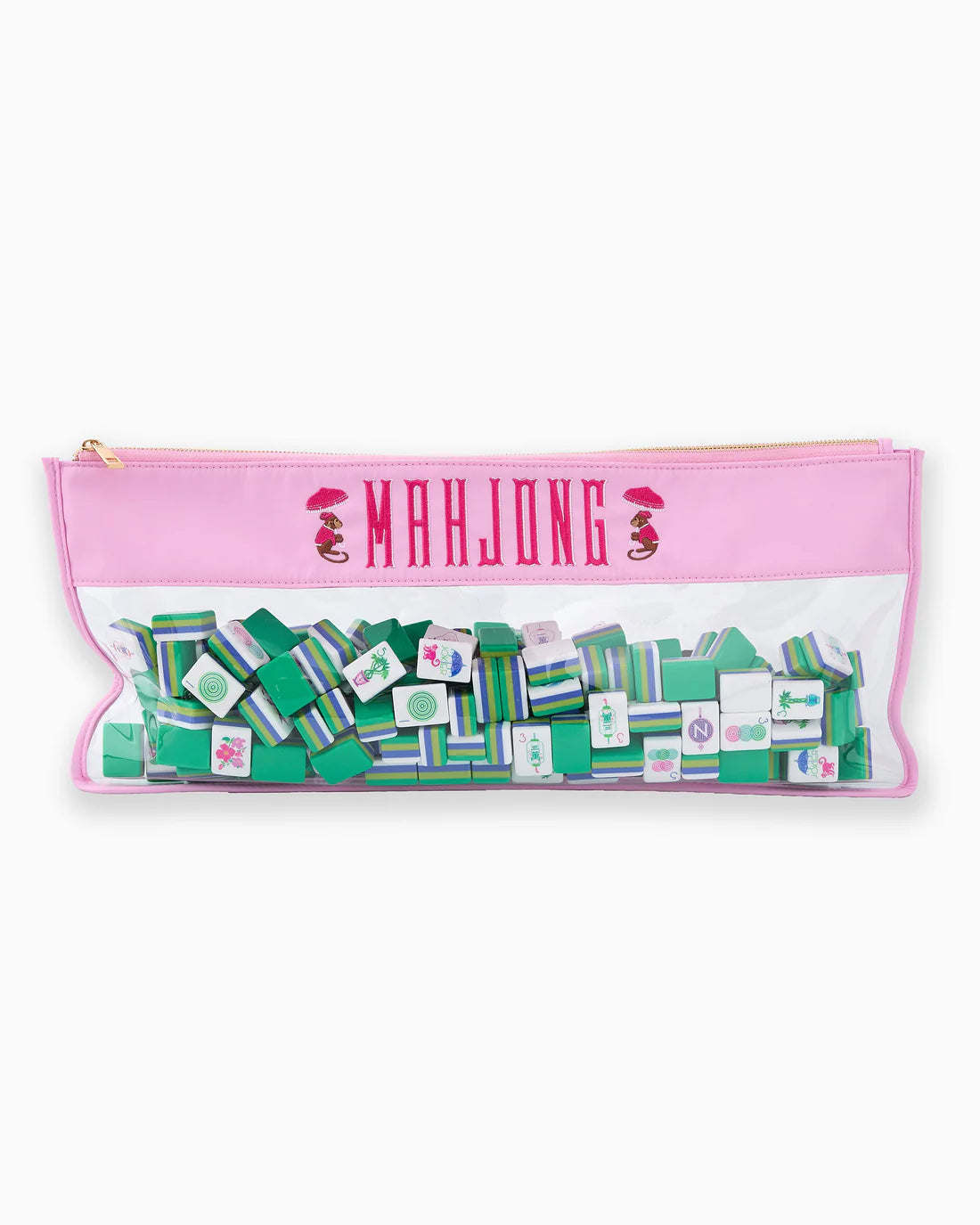 COTTON CANDY MONKEY MAHJONG BAG