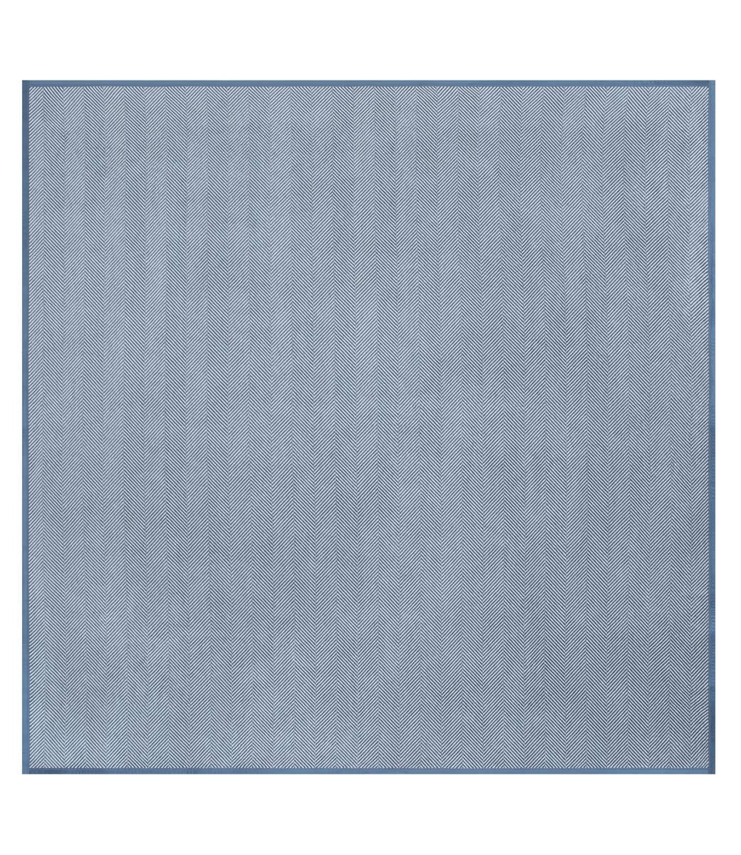 Harborview Herringbone Cornflower Blanket