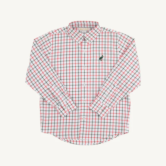 DEANS LIST DRESS SHIRT OLD TOWN TATTERSALL
