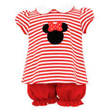 RED MICKEY BLOOMER SET