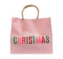 MERRY CHRISTMAS CANDY CARALL TOTE