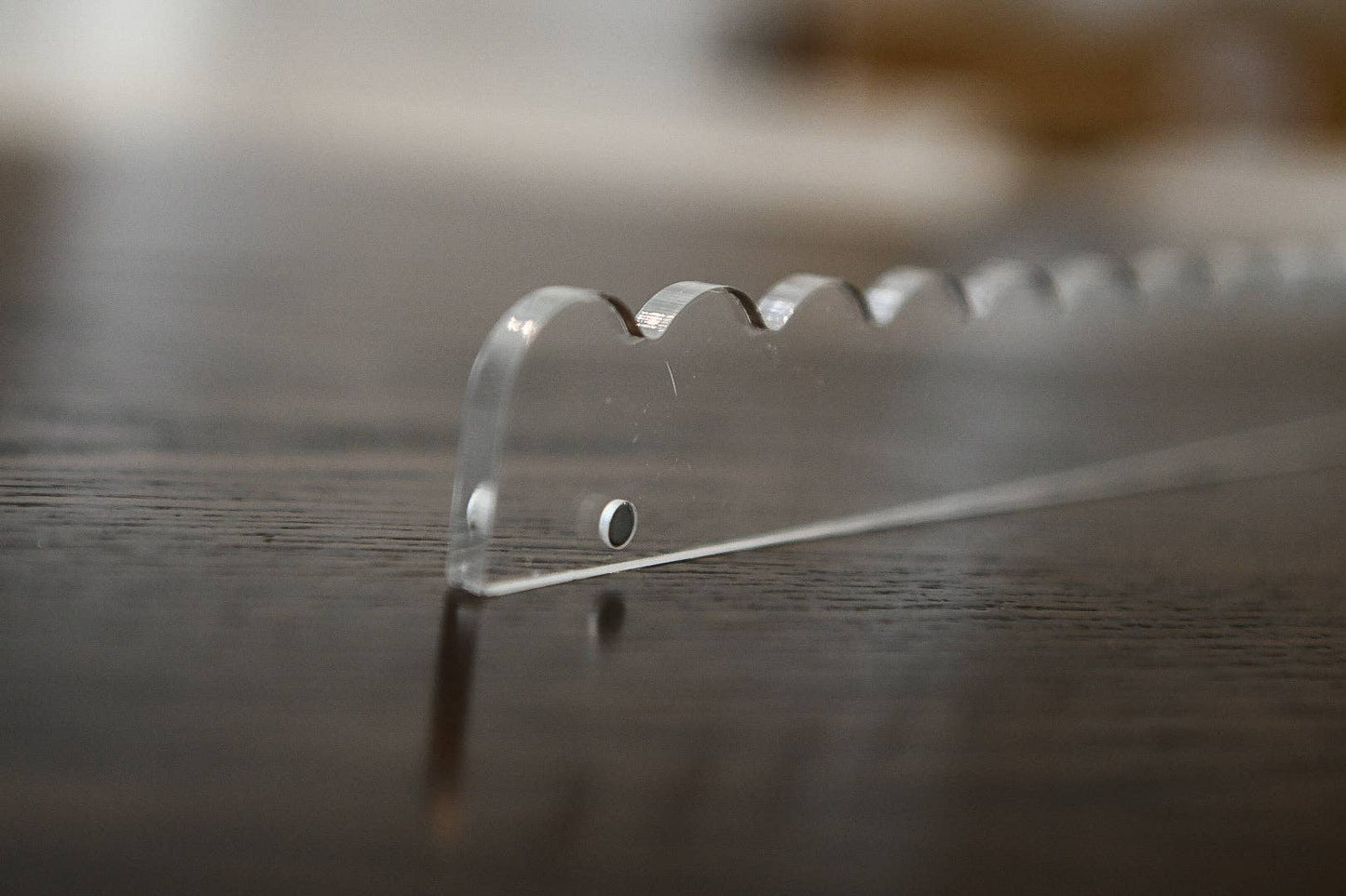 Scallop Mahjong Rack Clear Acrylic
