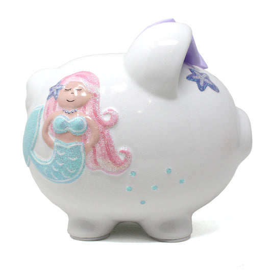 Mermaid Large Piggy Bank
