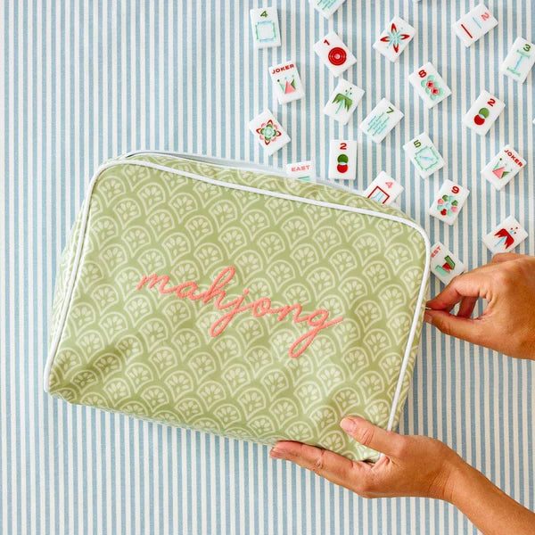 LARGE PATTERNED TOILETRY BAG
