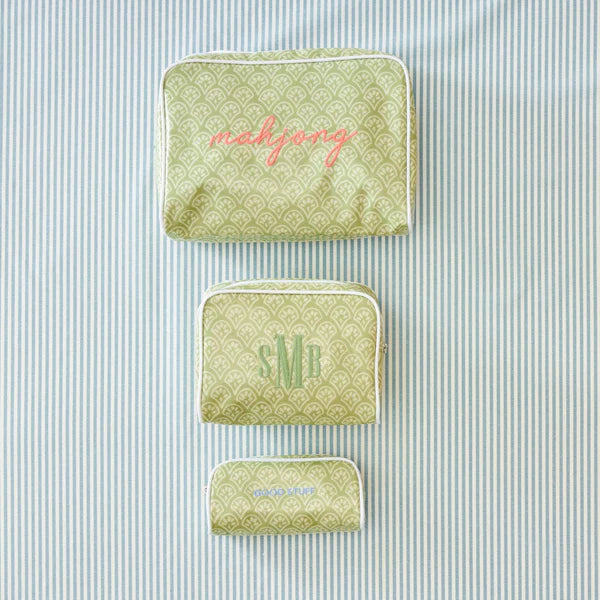 LARGE PATTERNED TOILETRY BAG