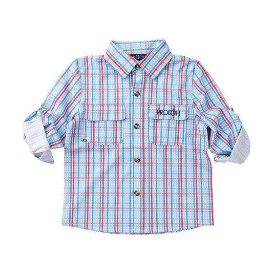 PPLD LS FOUNDERS KIDS FISHING SHIRT