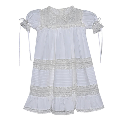 WHITE ROWAN DRESS