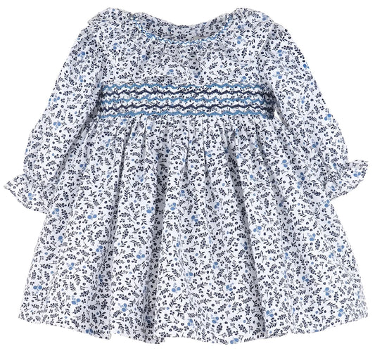 ROSESHIP FLORAL PLEAT DRESS