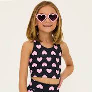LITTLE CLEMENTINE TOP LOVE HEART