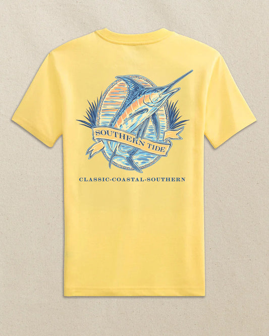 MARLIN BADGE TEE SUNSHINE