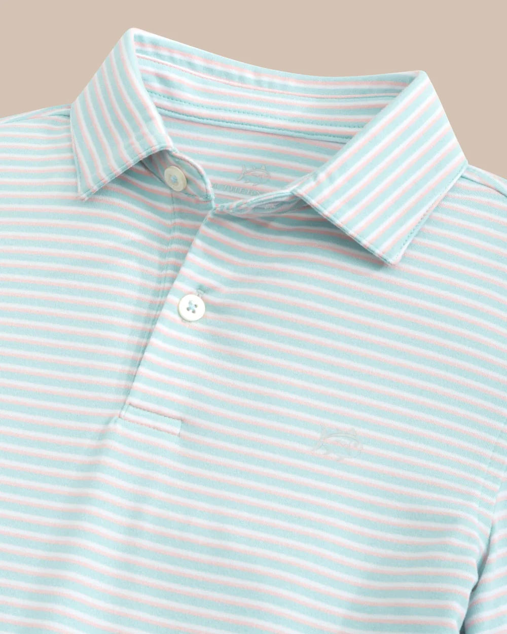 RYDER HALLS STRIPE PERF POLO