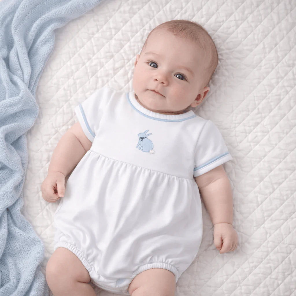 LIGHT BLUE LEAPING BUNNIES BUBBLE