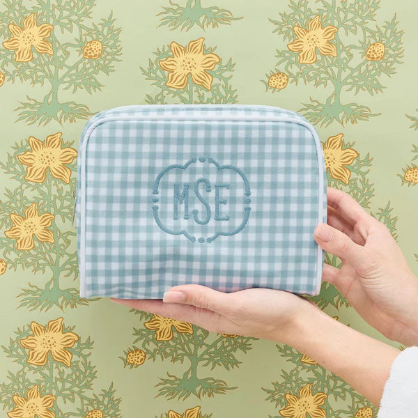 SMALL PATTERNED TOILETRY BAG