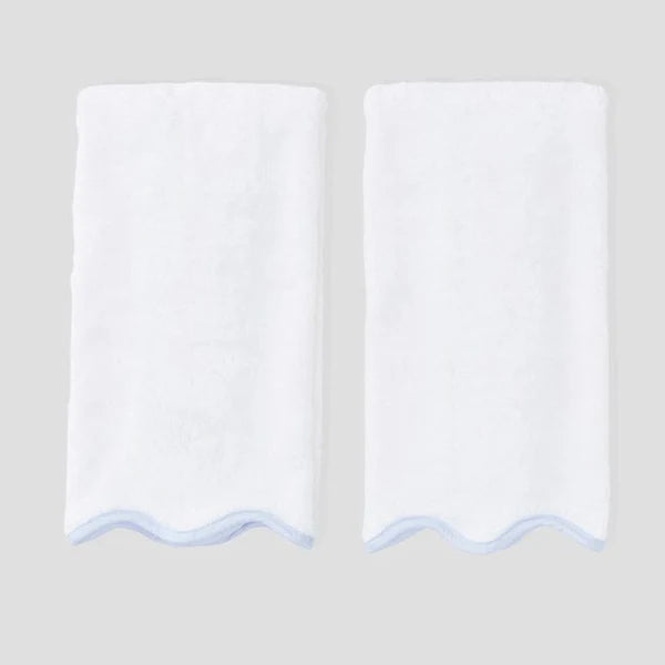 SCALLOP HAND TOWEL PAIR