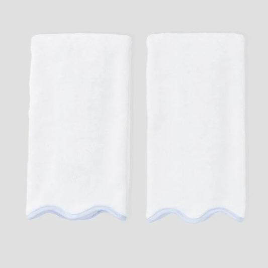 SCALLOP HAND TOWEL PAIR