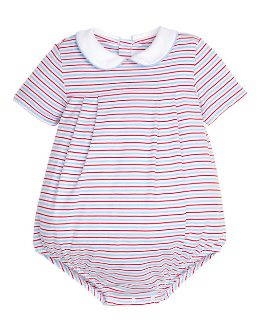 PLEATED PETER PAN BUBBLE PRIMARY STRIPE