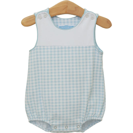 MADDEN BUBBLE LT BLUE GINGHAM