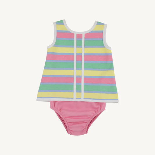MARY SIMMS BLOOMER SET SAMFORD STRIPE