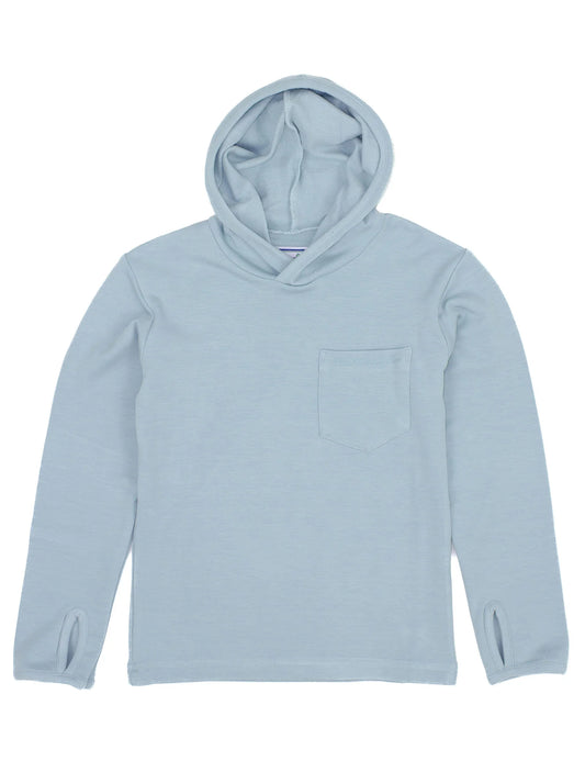 SHORELINE HOODIE LT BLUE