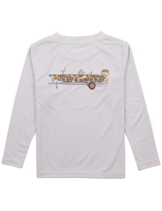 PERFORMANCE TEE CAMO BOAT ICE