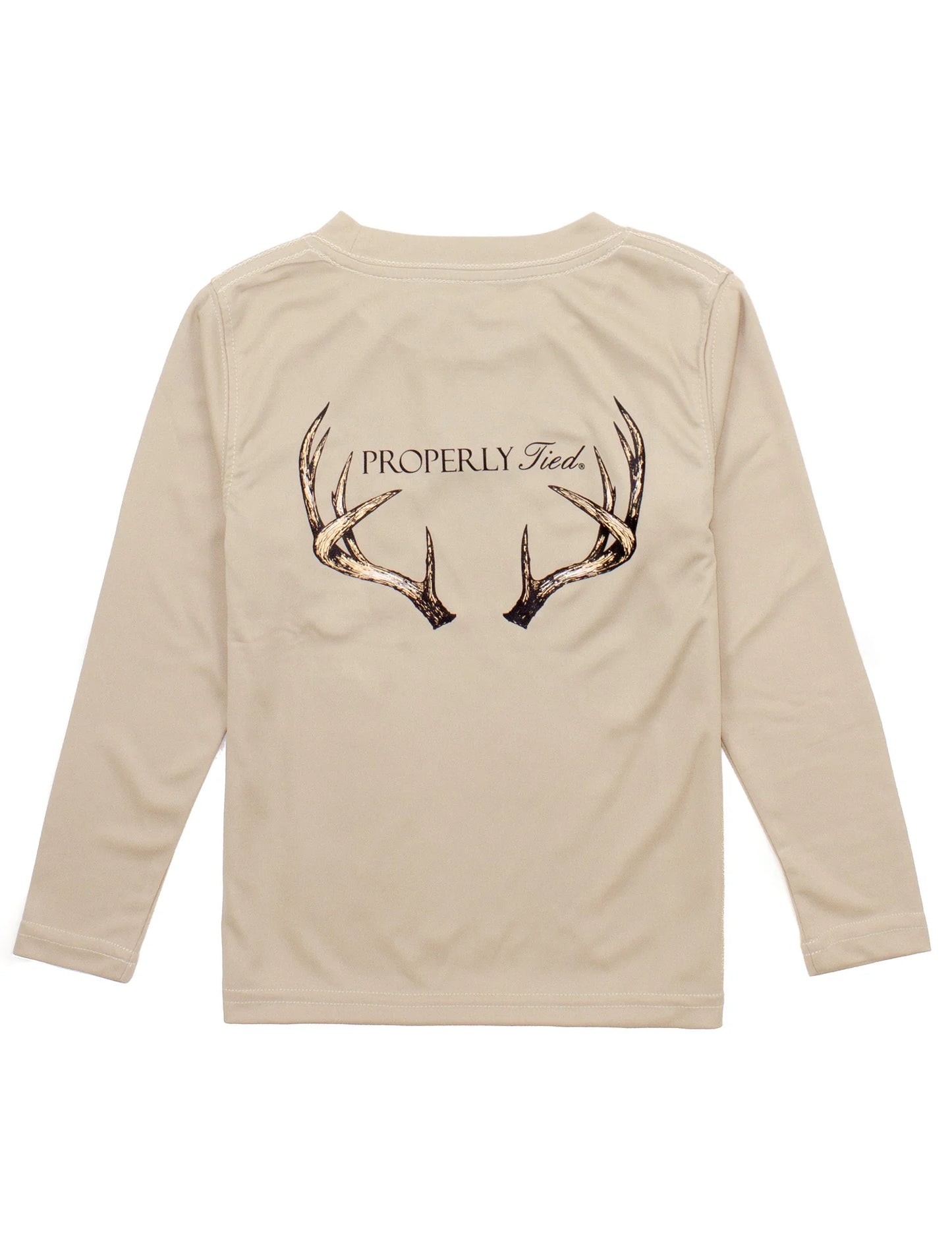 PERFORMANCE LS SHIRT ANTLERS SAND