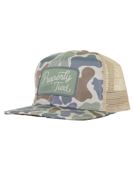 SPORTSMAN TRUCKER HAT VINTAGE CAMO