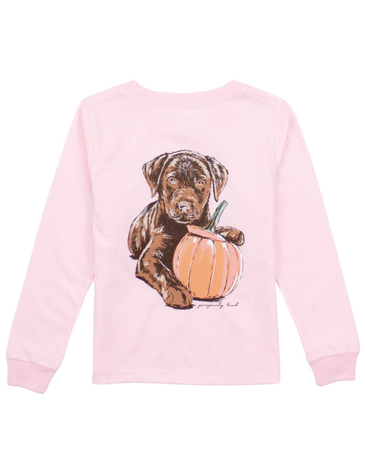 LS PUMPKIN PUP TEE