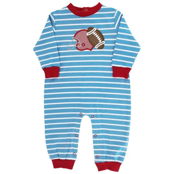 GAMEDAY BOYS KNIT ROMPER