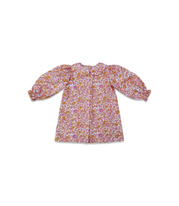 LS DAY DRESS ORANGE AND PINK LIBBA