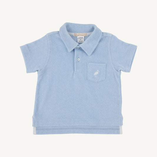 PRIM POLO TERRYCLOTH BEALE ST BLUE