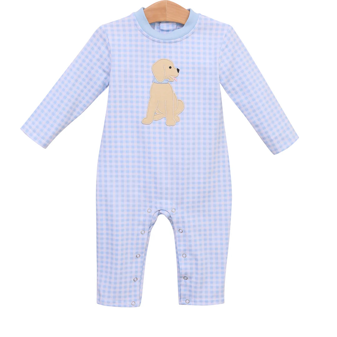 BLUE PUPPY ROMPER