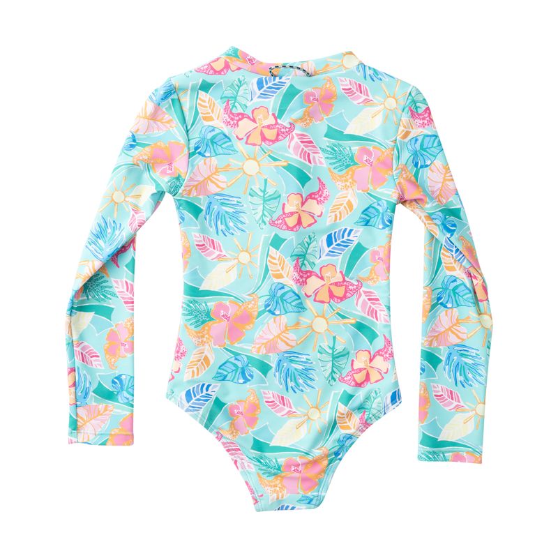 PALM LS SURF & TURF ZIP FRONT SWIMSUIT