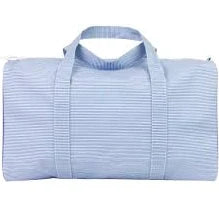 NAVY STRIPE DUFFLE BAG