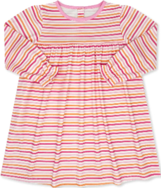 PINK FALLING FOR STRIPES PENNY PLAY DRESS