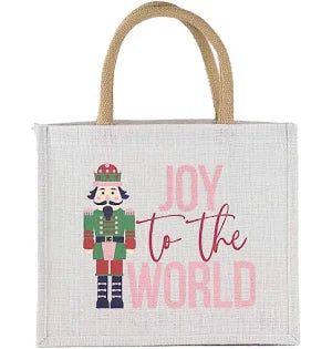 JOY TO THE WORLD NUTCRACKER TOTE