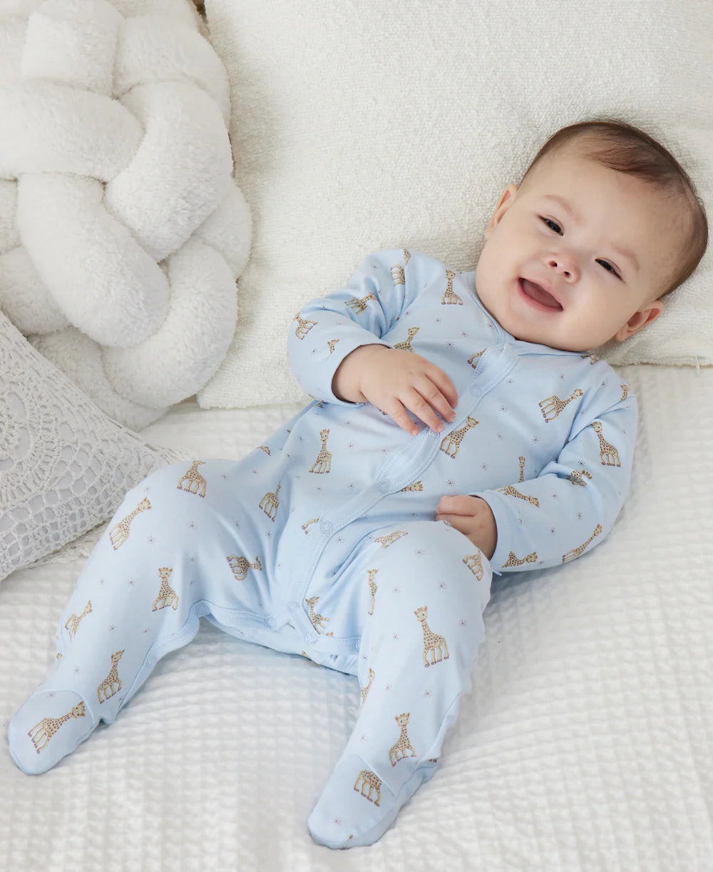 BLUE SOPHIE GIRAFFE FOOTIE