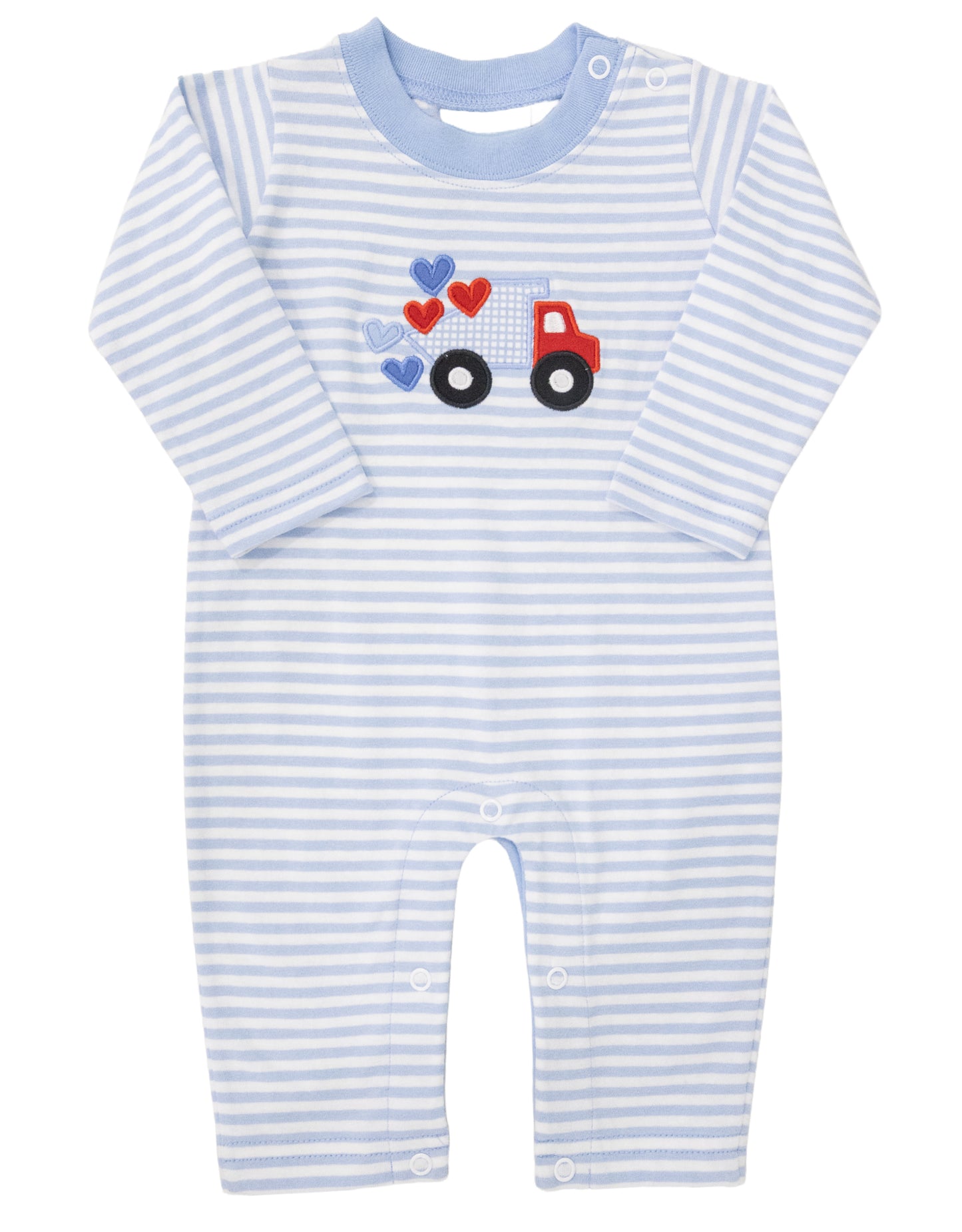 HEARTS DUMPTRUCK ROMPER