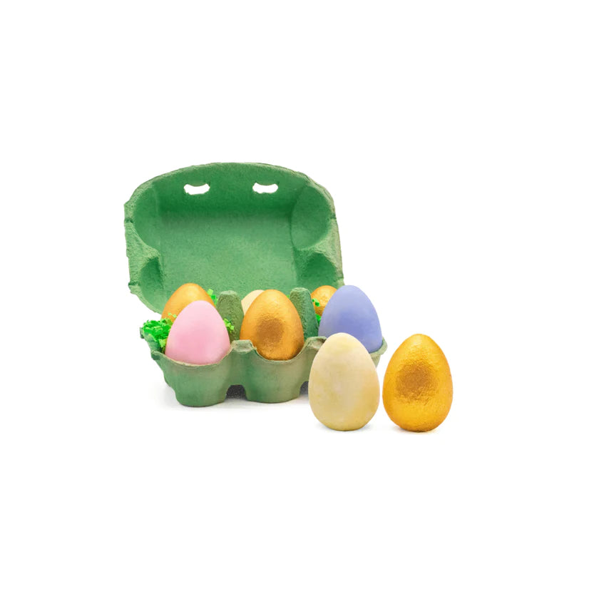 BUNNIES 6 EGGS CHALK SET