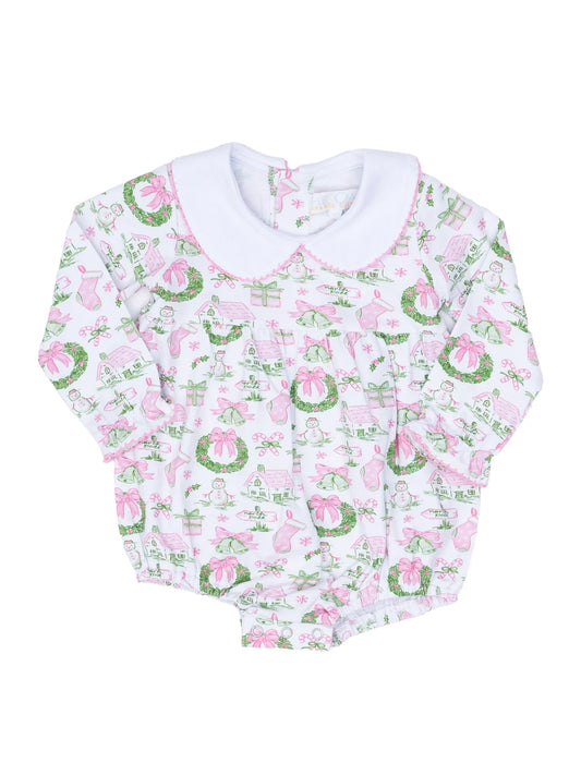 MARY MILLS PINK HOLIDAY TOILE