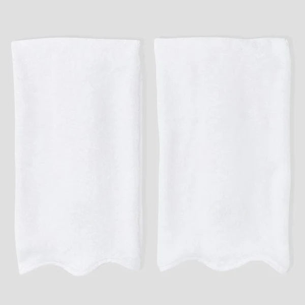 SCALLOP HAND TOWEL PAIR