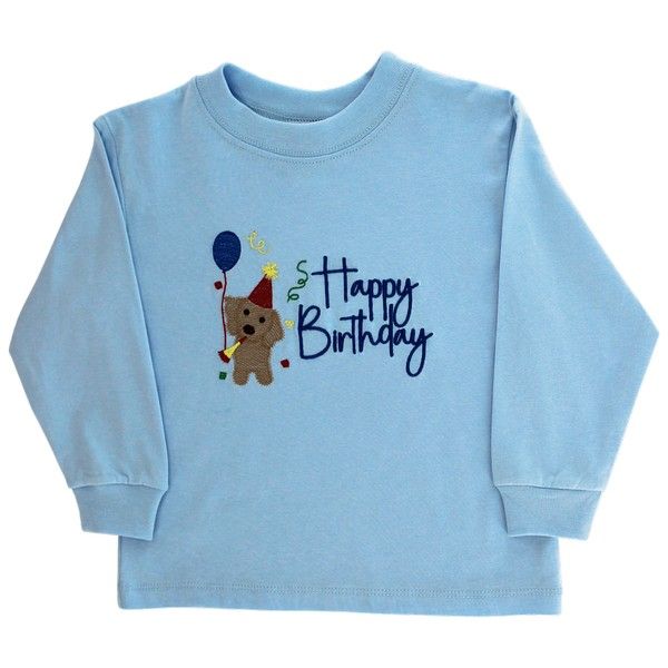 HAPPY BIRTHDAY BOYS LS SHIRT