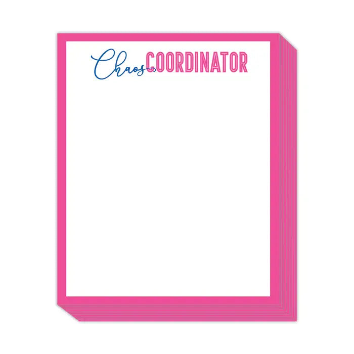 CHAOS COORDINATOR NOTEPAD