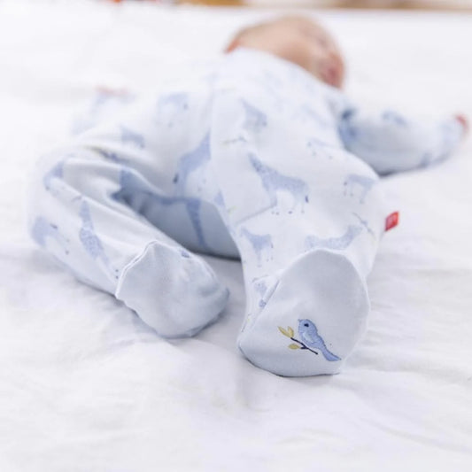 BLUE JOLIE GIRAFFE FOOTIE